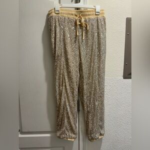 Glittering Sequin Pants
